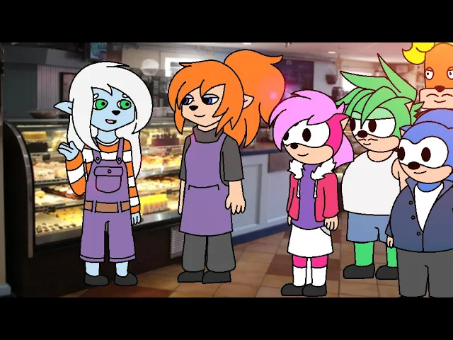 Sonic the Hedgehog & his ☀️Hot Boyfriend☀️ works at a Bakery🎃